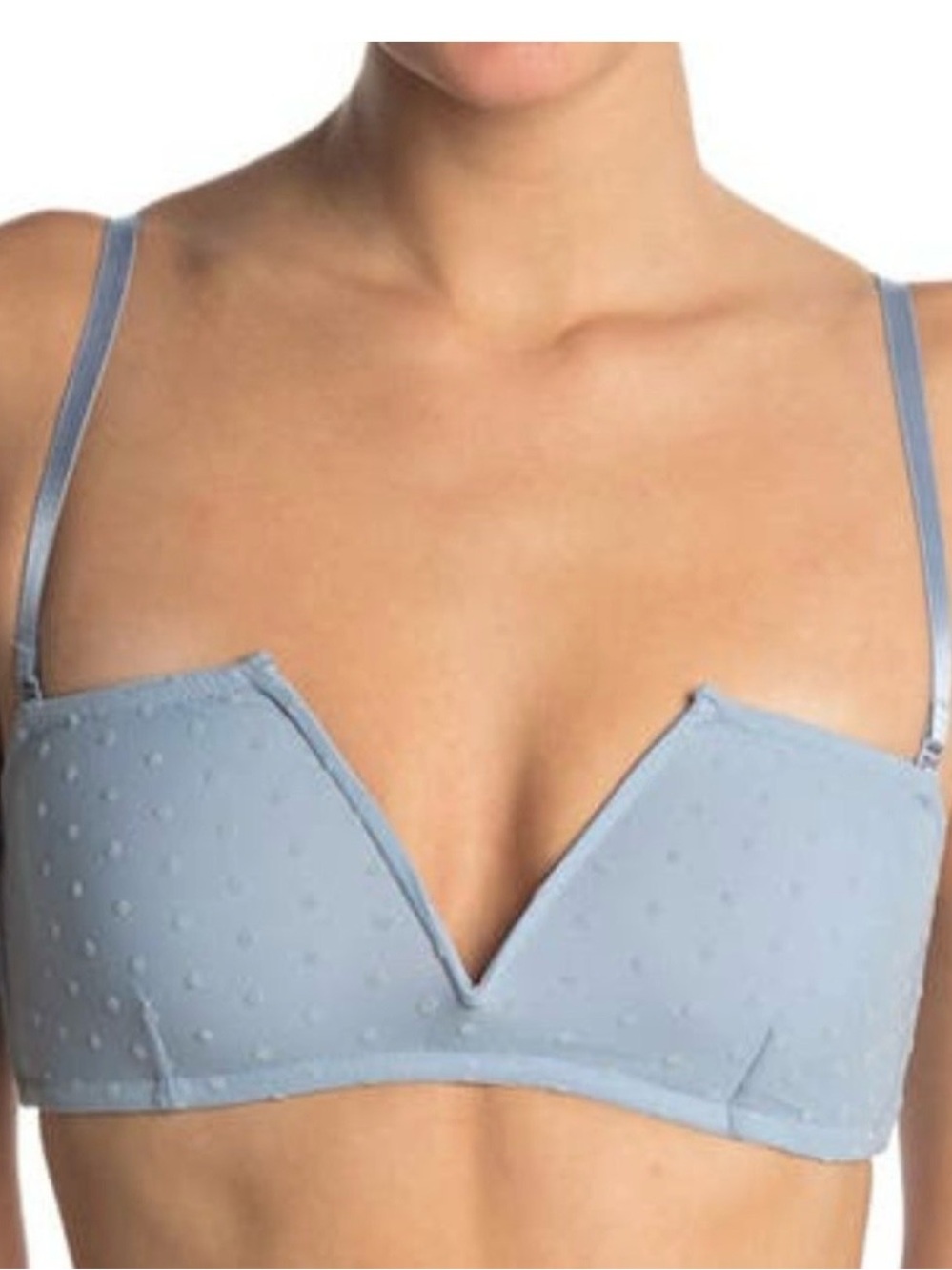 Free People Wireless Bra The Rain Blue